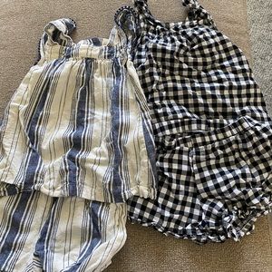 Carters outfit bundle - SHIRTS AND SHORTS OUTFIT x2 - size 5 - VGUC